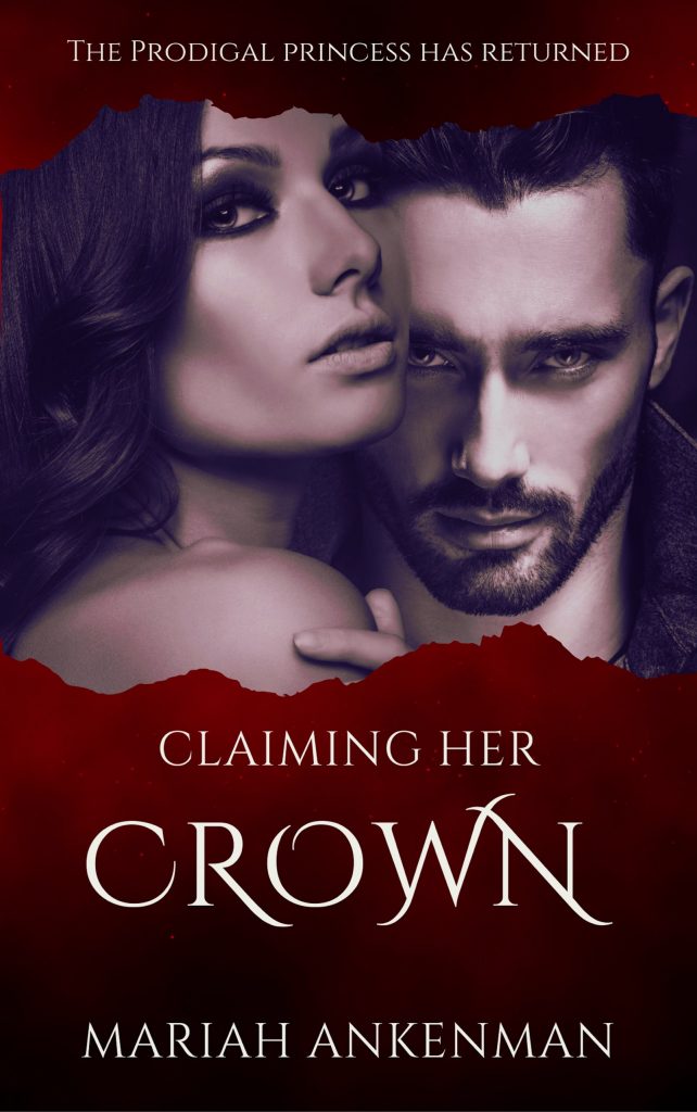 Cover for Claiming Her Crown with a couple on the front